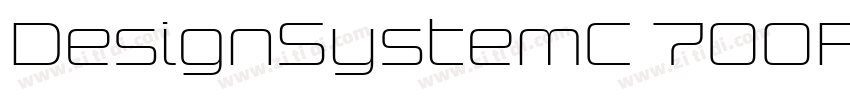 DesignSystemC 700R R字体转换